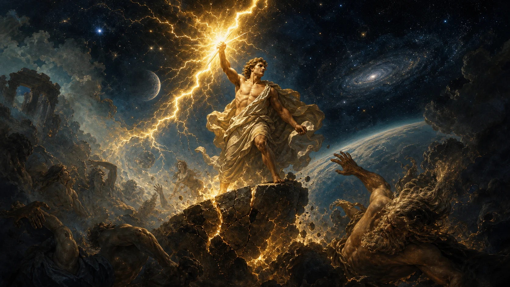 The Creation of the World and the Rise of Zeus